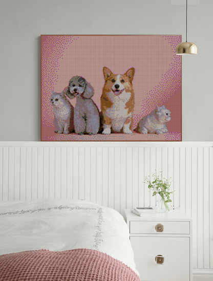 Customized Push Pin Art For Pets